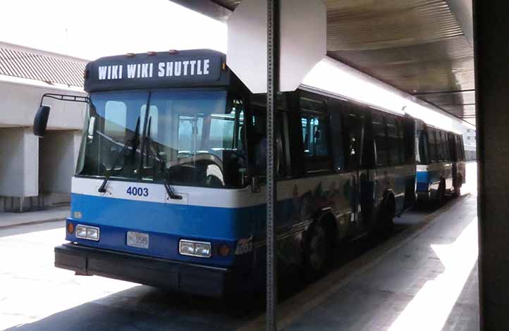 Honolulu Airport Wiki Wiki Shuttle 4003
